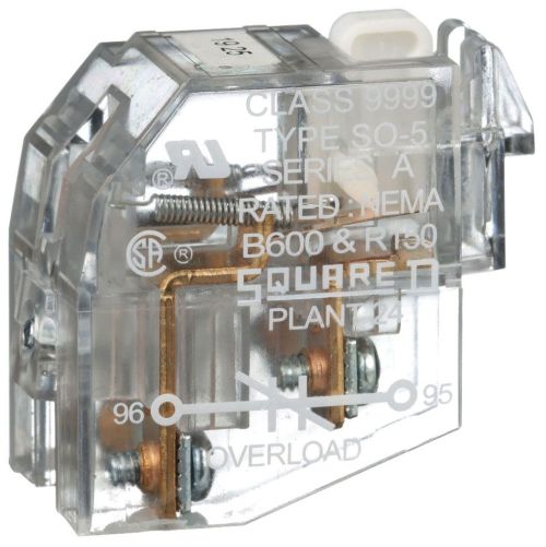 SCHNEIDER ELECTRIC OVERLOAD RELAY AUXILIARY CONTACT
