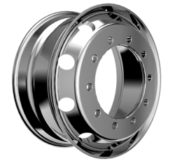 22.5X8.25 HUB PILOT 2 SIDED POLISH ALUMINUM WHEEL