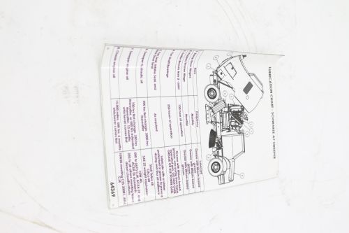 SCHWARZE A7 LUBRICATION CHART 2013