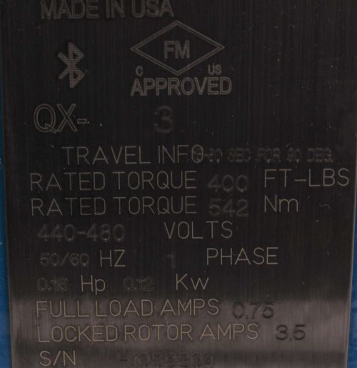 FLOWSERVE - LIMITORQUE/VALTEK/NORDSTROM/KAMMER/NAF VALVE ACTUATOR - MODULATING 4-2