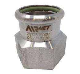 NIPPLE 316L D35X1 1/4 NPT F