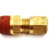 PARKER FITTING MALE CONNECTOR 3/8 X 3/8IN NTA BRASS