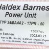 HALDEX-BARNES POWER UNIT: ELECTRIC MOTOR/HYDRAULIC GEAR PUMP ASSEMBLY