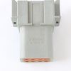 AMPHENOL CONNECTOR 8 PIN RECEPTACLE - GREY A-KEYWAY