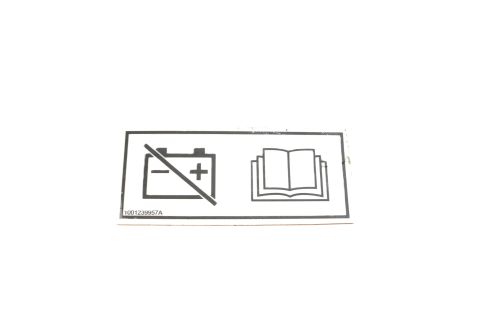 JLG DECAL - BATTERY DISCONNECT