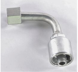 FITTING ELBOW 90 DEG 1/2 HYDRAULIC HOSE X O-RING SWIVEL
