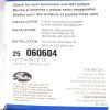 NAPA MICRO-V SERPENTINE BELT  GATES K060604  6PK1533