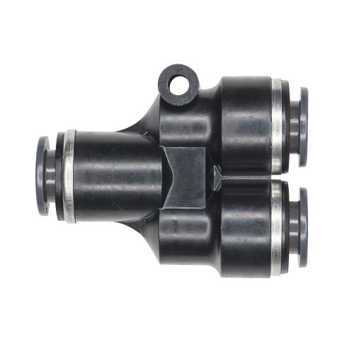 HALDEX FITTING UNION Y 3/8T 3/8T 1/4T DOT PUSH COMP