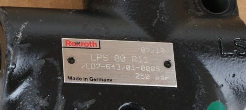 REXROTH HYDRAULIC VALVE - LOAD SENSING