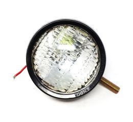 LIGHT  WHITE AND ROUND  SWIVEL  BLUNT CUT  12VDC