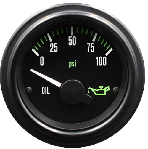 CENTROMOTION-MAXIMATECC-STEWART WARNER / HOBBS DIV GAUGE - OIL PRESSURE