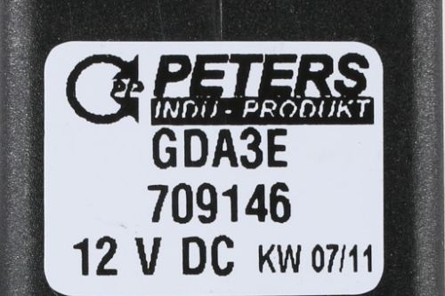 PETERS INDU-PRODUKT SOLENOID CONNECTOR PLUG
