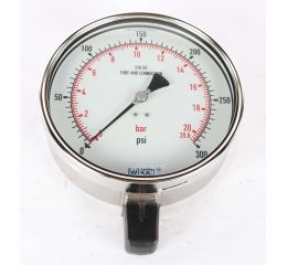 PRESSURE GAUGE - 0-300PSI 6in DIA