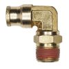 ALKON FITTING ELBOW 90°SWL 1/2\"TUBE PUSH X 3/8\"MNPT