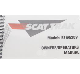 SCAT TRACK MODEL 516/520V OPERATORS MANUAL