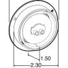 TRUCK-LITE 8 DIODE RED ROUND MARKER CLEARANCE LIGHT PL10 12V