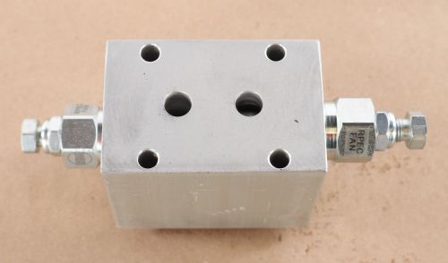 PARKER VALVE DUAL CROSSOVER RELIEF