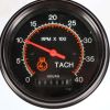 CENTROMOTION-MAXIMATECC-MAXIMA TECH/DATCON INSTRUM TACHOMETER/HOURMETER 12V MODEL 28M4CU-3\" FACE DIAM