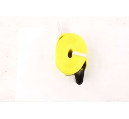4”X27’ WINCH STRAP W/ FLAT HOOK 5400LB WLL.