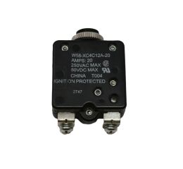 CIRCUIT BREAKER THERMAL 20A 250VAC 50VDC