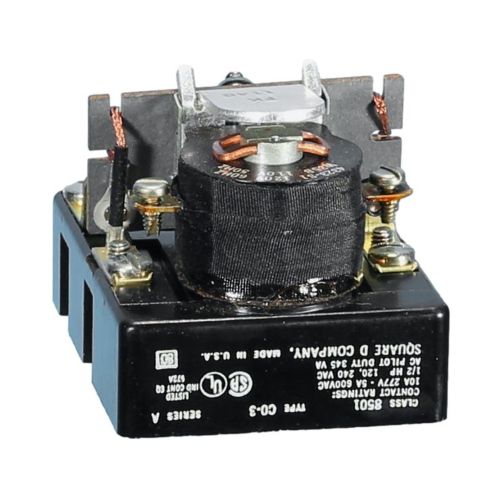 SCHNEIDER ELECTRIC AC CONTROL RELAY  10AMP  2 POLE  COIL 120VAC