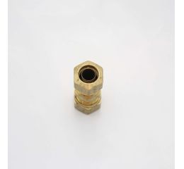 BRASS COMPRESSION DOT UNION FOR NYLON TUBING 3/4