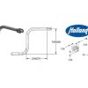 SAF-HOLLAND TRAILER LANDING GEAR CRANK W/A MARK V - T-STYLE