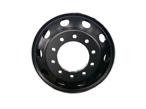 CWS 24.5X8.25 HUB PILOT SATIN BLACK FINISH WHEEL