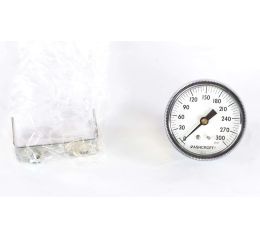 PRESSURE GAUGE 0-300PSI 2.5in 1/4 NPT PANEL MOUNT