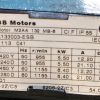 ABB ELECTRIC MOTOR 5.5/6.4kW 220-480V 50/60Hz