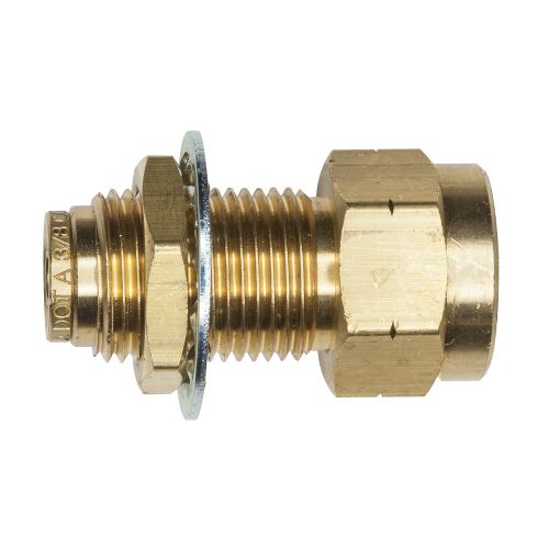 HALDEX MIDLAND FITTING BULKHEAD UNION FEMALE 3/8T 3/8F