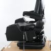 AMERICAN AUGER SEAT: SUSPENSION BLACK VINYL W/ARMS & PODS