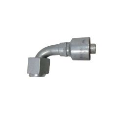 FITTING: 90° 3/4\" ID HYDRAULIC HOSE X O-RING
