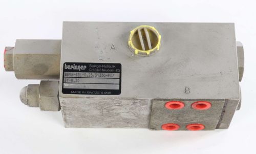 BUCHER HYDRAULICS Hydraulic Load Control Valve
