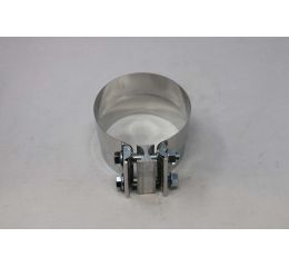 EXHAUST CLAMP: SS PRE-FORMED 4\"