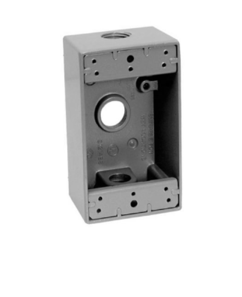 CROUSE-HINDS WEATHERPROOF BOX 2 x 2-3/4 x 4-1/2in