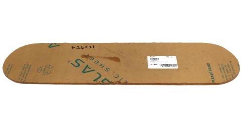 SCHWARZE PLEXIGLASS 1/4 X 7 X 25