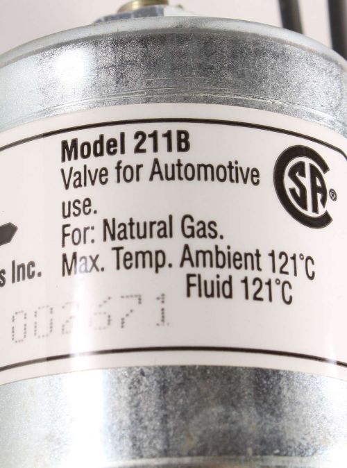 IRON WING SALES  INVENTORY SOLENOID VALVE -CNG - ADVANCED FUEL COMPONENTS