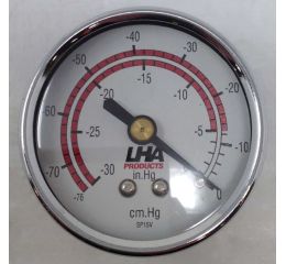 VACUUM GAUGE 0 to -30 in Hg