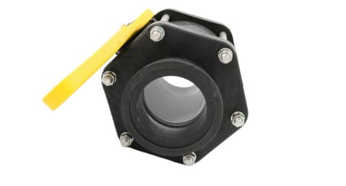 SCHWARZE BALL VALVE 3\" FLANGED POLY