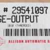 ALLISON TRANSMISSION OUTPUT FLANGE 1810 SERIES