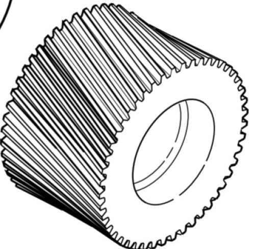 DANA SPICER IDLER GEAR W/CUP