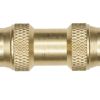 HALDEX FITTING UNION CONNECTOR 3/8\" TUBE PUSH