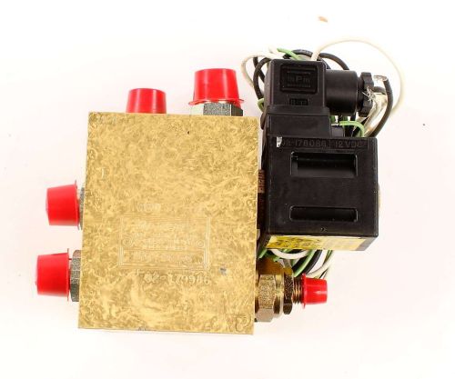VICKERS 12V MANIFOLD ASSEMBY W/ SOLENOID