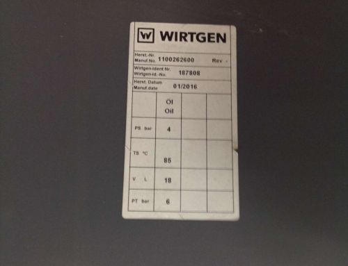 WIRTGEN OIL COOLER