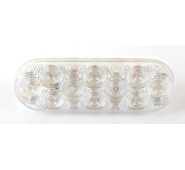 AUXILLARY LAMP - WHITE OVAL 10 LED