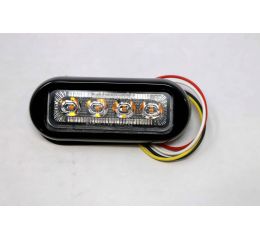 LIGHT LED WARNING FLASHER AMBER 3.75X1.5X0.5