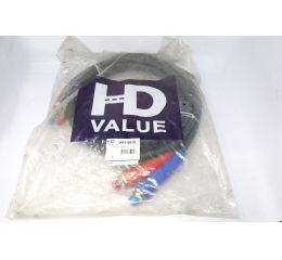15’ RUBBER COILED AIR HOSE