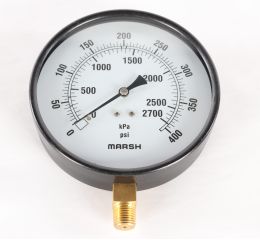 PRESSURE GAUGE 0-400psi 4.5in DIA