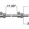 TRUCK-LITE IDENTIFICATION HARNESS 3 PLUG 32in. 12 GAUGE PL-10